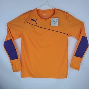 NWT Puma Momentta Goalkeeper Orange/Purple Shirt